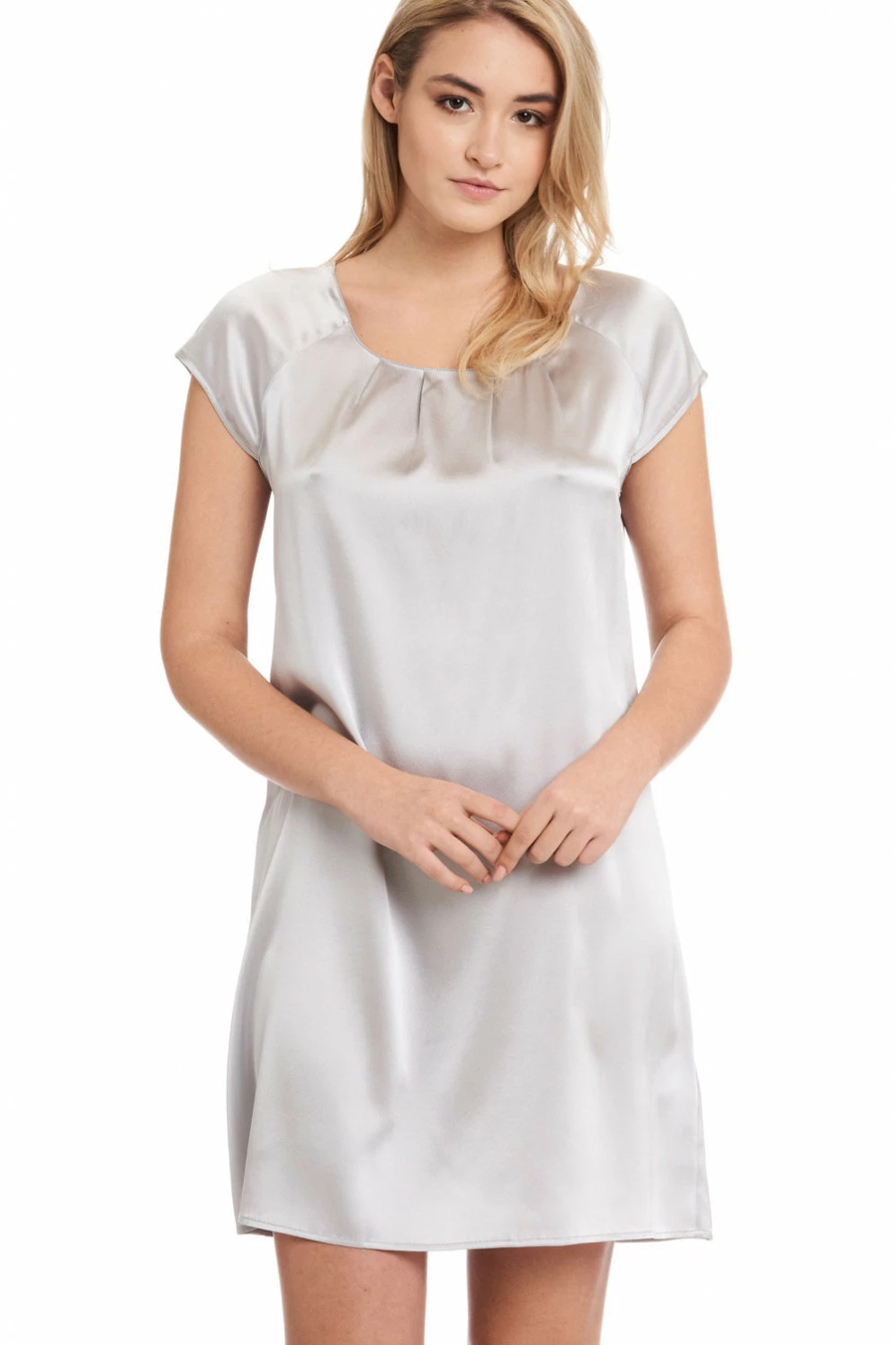 Gattina: Seduzione Di Seta Nachthemd, Kurzarm 3 Gattina: Seduzione Di Seta Nachthemd, Kurzarm