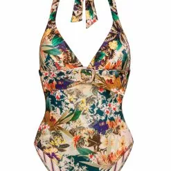 Watercult: Hawaii Kitsch Neckholder-Badeanzug