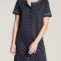 Calida: Night Lovers Sleepshirt Kurzarm