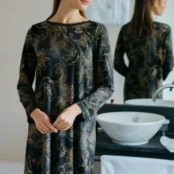 Hutschreuther: One 2021 Nachthemd Kurz Ornament-Print