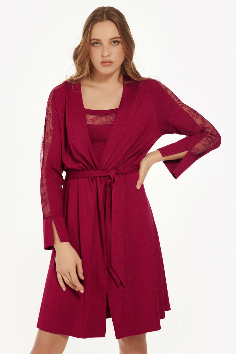 Lisca: Selection Ruby Morgenmantel 3 Lisca: Selection Ruby Morgenmantel