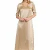 Gattina: Seduzione Di Seta Nachthemd Lang -badeanzug Verkaufsgeschäft 2636160218gold034 10052 Zoomify2Front 1000x1500 15