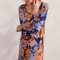 ESSENZA: Nightwear 2022 Emmy Flore Nightdress Long Sleeve