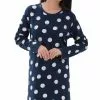 Mey Damenwäsche: Mynight Nachthemd Sabina -badeanzug Verkaufsgeschäft 2671727218nightblue408 14879 Zoomify2Front 1000x1500 15