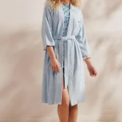 ESSENZA: Kimono & Mäntel Sarai Uni Kimono Blue